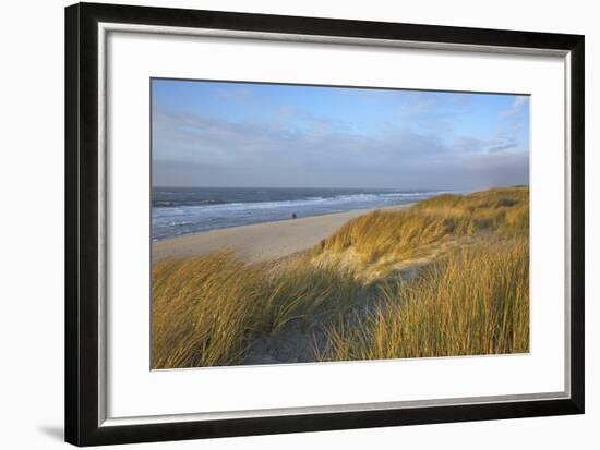 Autumn Afternoon on the Beach of the Dunes of Rantum-Uwe Steffens-Framed Photographic Print