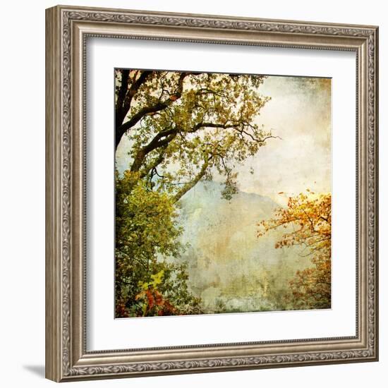 Autumn - Artwork In Painting Style-Maugli-l-Framed Art Print