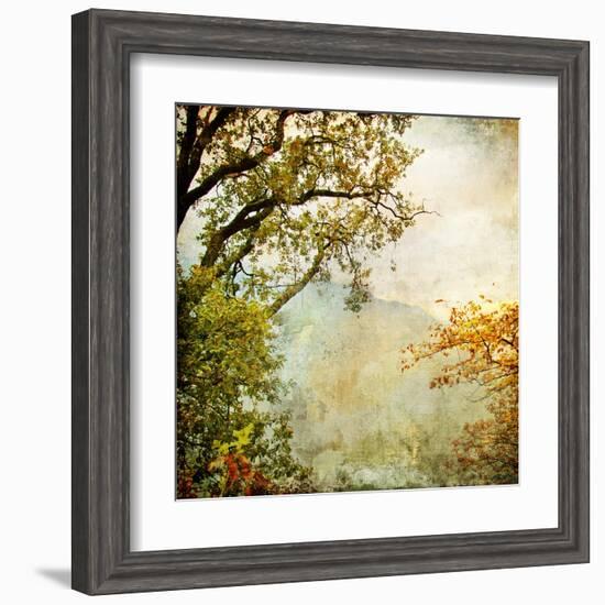 Autumn - Artwork In Painting Style-Maugli-l-Framed Art Print