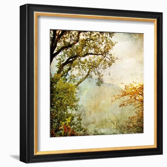 Autumn - Artwork In Painting Style-Maugli-l-Framed Art Print