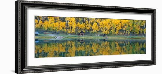 Autumn Aspens Along Route 550, North Durango, Colorado-null-Framed Photographic Print