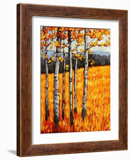 Autumn Aspens at Winter Park, Colorado-Patty Baker-Framed Art Print