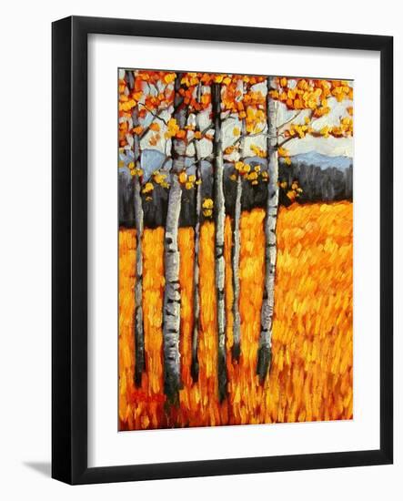 Autumn Aspens at Winter Park, Colorado-Patty Baker-Framed Art Print