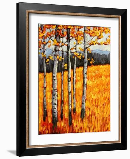 Autumn Aspens at Winter Park, Colorado-Patty Baker-Framed Art Print