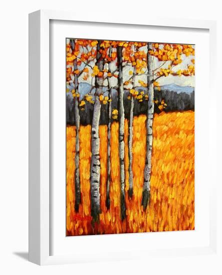 Autumn Aspens at Winter Park, Colorado-Patty Baker-Framed Art Print