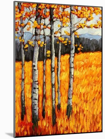 Autumn Aspens at Winter Park, Colorado-Patty Baker-Mounted Art Print