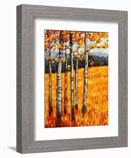 Autumn Aspens at Winter Park, Colorado-Patty Baker-Framed Art Print