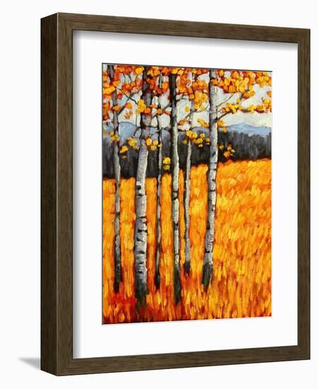 Autumn Aspens at Winter Park, Colorado-Patty Baker-Framed Art Print