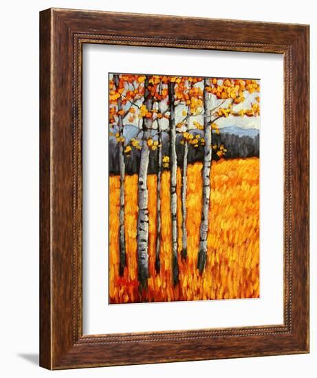 Autumn Aspens at Winter Park, Colorado-Patty Baker-Framed Art Print