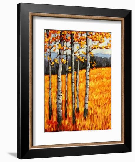 Autumn Aspens at Winter Park, Colorado-Patty Baker-Framed Art Print