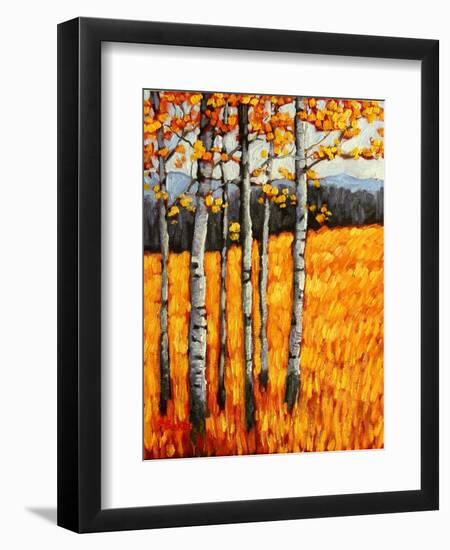 Autumn Aspens at Winter Park, Colorado-Patty Baker-Framed Art Print