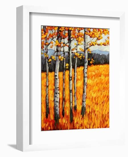 Autumn Aspens at Winter Park, Colorado-Patty Baker-Framed Art Print