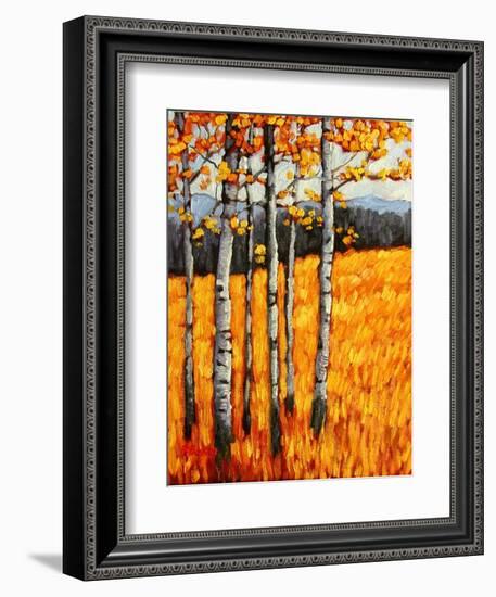 Autumn Aspens at Winter Park, Colorado-Patty Baker-Framed Art Print