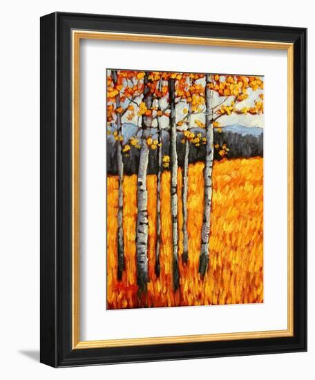 Autumn Aspens at Winter Park, Colorado-Patty Baker-Framed Art Print