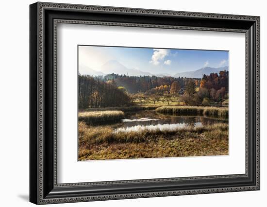 Autumn at Aichwaldsee-Simone Wunderlich-Framed Photographic Print