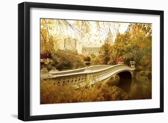 Autumn at Bow Bridge-Jessica Jenney-Framed Photographic Print