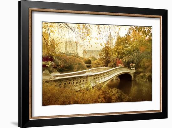 Autumn at Bow Bridge-Jessica Jenney-Framed Photographic Print