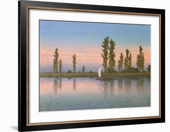 Autumn at Itako-Kawase Hasui-Framed Art Print