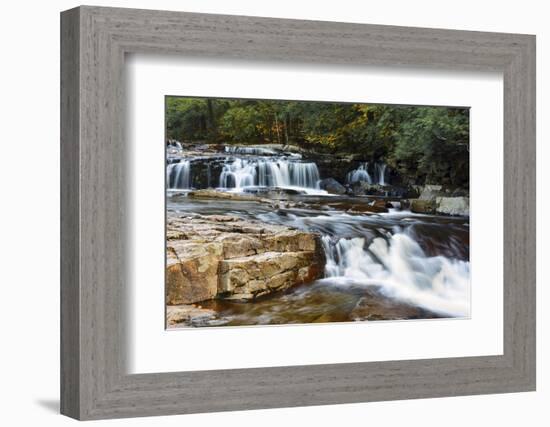 Autumn at Jackson Falls, Jackson, New Hampshire, USA-Michel Hersen-Framed Photographic Print