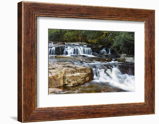 Autumn at Jackson Falls, Jackson, New Hampshire, USA-Michel Hersen-Framed Photographic Print