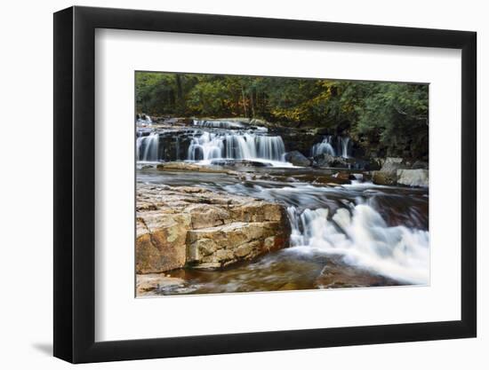 Autumn at Jackson Falls, Jackson, New Hampshire, USA-Michel Hersen-Framed Photographic Print