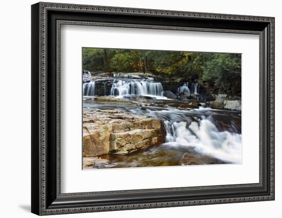 Autumn at Jackson Falls, Jackson, New Hampshire, USA-Michel Hersen-Framed Photographic Print