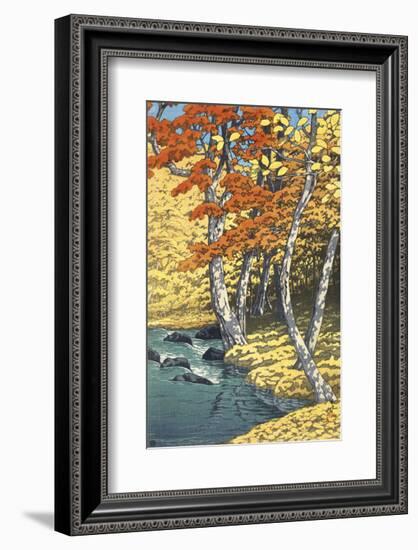 Autumn at Oirase (Oirase no aki), 1933-Kawase Hasui-Framed Art Print