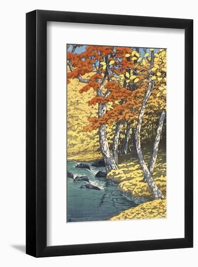 Autumn at Oirase (Oirase no aki), 1933-Kawase Hasui-Framed Art Print