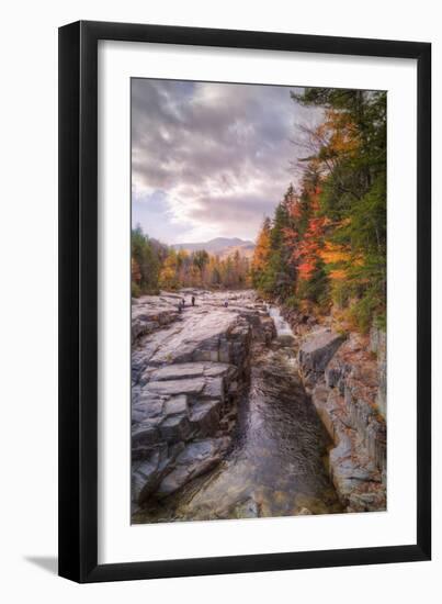 Autumn at Rocky Gorge, Kancamagus New Hampshire-Vincent James-Framed Photographic Print