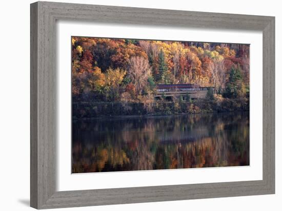 Autumn at Taliesin Visitor Center, Stevens Point, Spring Green, Wisconsin, 1953-Patrick Grehan-Framed Photographic Print