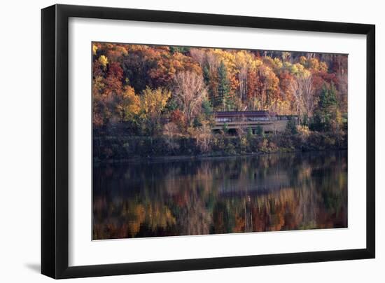 Autumn at Taliesin Visitor Center, Stevens Point, Spring Green, Wisconsin, 1953-Patrick Grehan-Framed Photographic Print