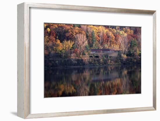 Autumn at Taliesin Visitor Center, Stevens Point, Spring Green, Wisconsin, 1953-Patrick Grehan-Framed Photographic Print