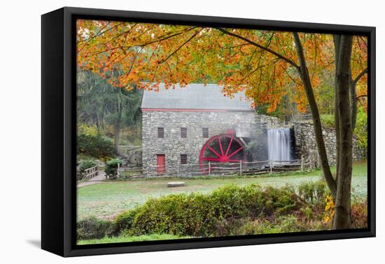 Autumn at the Grist Mill-Michael Blanchette-Framed Premier Image Canvas