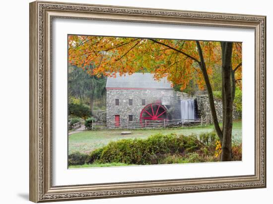 Autumn at the Grist Mill-Michael Blanchette-Framed Photographic Print