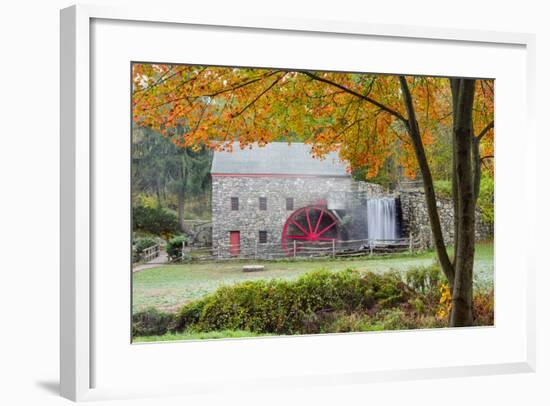 Autumn at the Grist Mill-Michael Blanchette-Framed Photographic Print