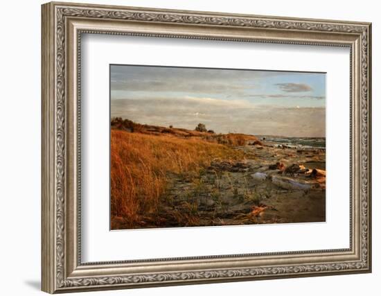 Autumn At The Mouth Of The Big Sable-Michelle Calkins-Framed Photo