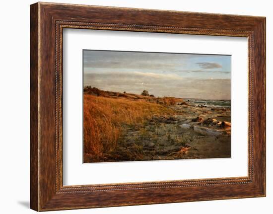 Autumn At The Mouth Of The Big Sable-Michelle Calkins-Framed Photo