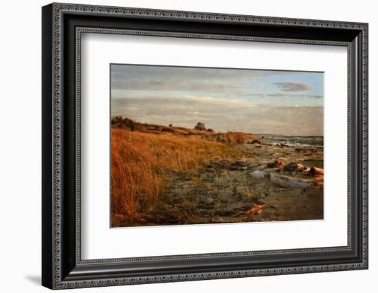 Autumn At The Mouth Of The Big Sable-Michelle Calkins-Framed Photo