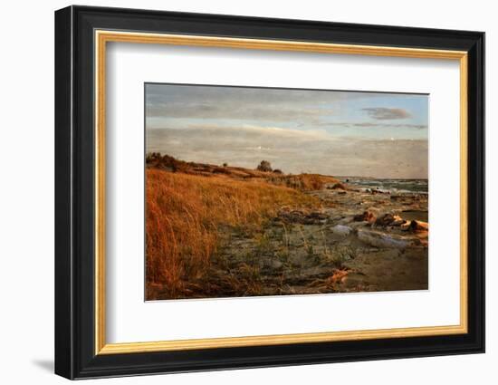 Autumn At The Mouth Of The Big Sable-Michelle Calkins-Framed Photo