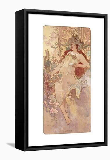 Autumn; Automne, C.1896-Alphonse Mucha-Framed Premier Image Canvas