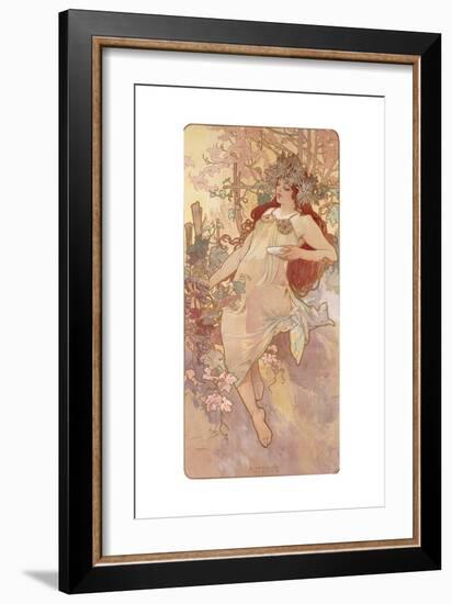 Autumn; Automne, C.1896-Alphonse Mucha-Framed Giclee Print