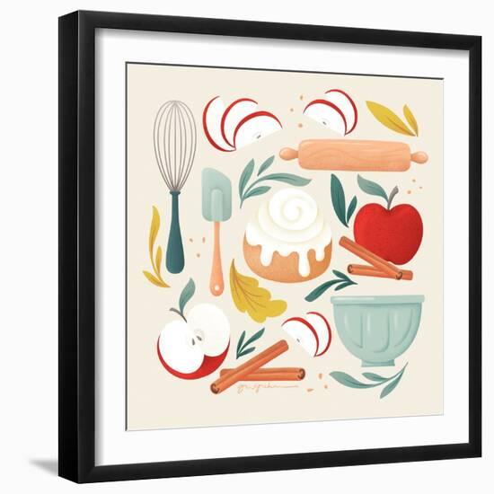 Autumn Baking-Gia Graham-Framed Art Print