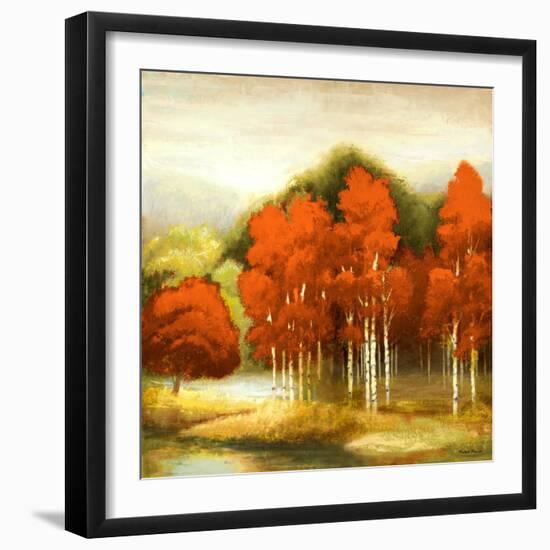 Autumn Birchwood I-Michael Marcon-Framed Art Print