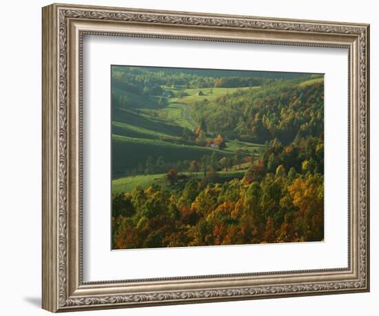 Autumn, Blue Ridge Parkway, Virginia, USA-Charles Gurche-Framed Photographic Print