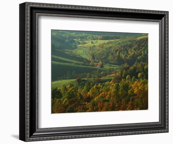 Autumn, Blue Ridge Parkway, Virginia, USA-Charles Gurche-Framed Photographic Print