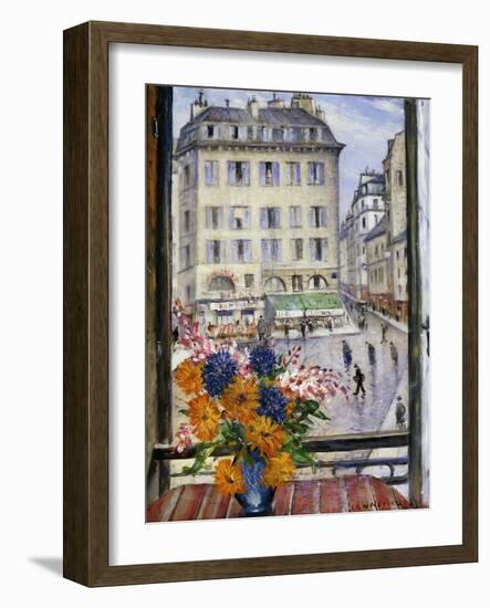 Autumn Bouquet; View from a Paris Window-Christopher Richard Wynne Nevinson-Framed Giclee Print