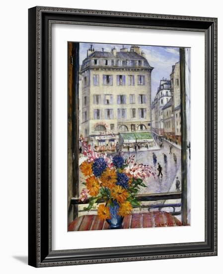 Autumn Bouquet; View from a Paris Window-Christopher Richard Wynne Nevinson-Framed Giclee Print