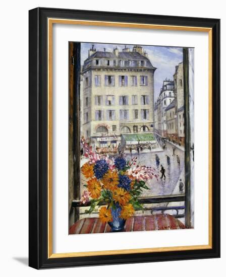 Autumn Bouquet; View from a Paris Window-Christopher Richard Wynne Nevinson-Framed Giclee Print