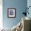 Autumn Branch (blue)-Jenny Kraft-Framed Art Print displayed on a wall