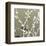 Autumn Branch (tan) (square crop)-Jenny Kraft-Framed Art Print